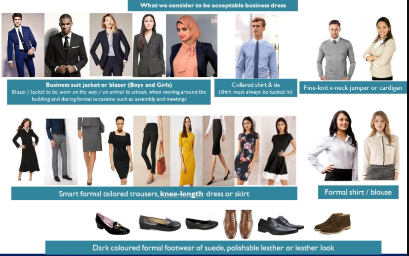 Yate Academy - Post 16 Dress code